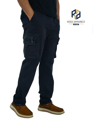 Twill Cargo Pant Black