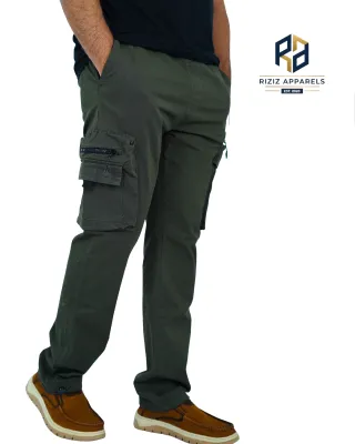 Twill Cargo Pant Olive