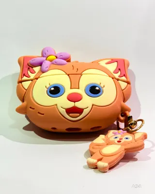 Peachy Petal Fox – AirPods Cover