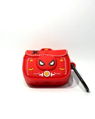 Crimson Web Sling – AirPods Cover