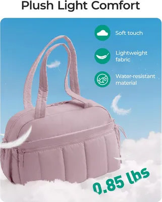 BAGSMART  Women’s Purple Gym & Travel Bag with Wet Pocket  Copy Copy