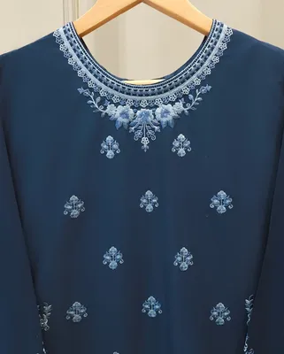 AGHA NOOR | 2 PIECE - EMBROIDERED COTTON SUIT | S115589