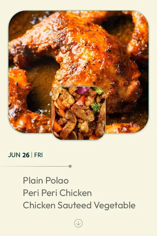 Lunch Menu - 26 June 2026