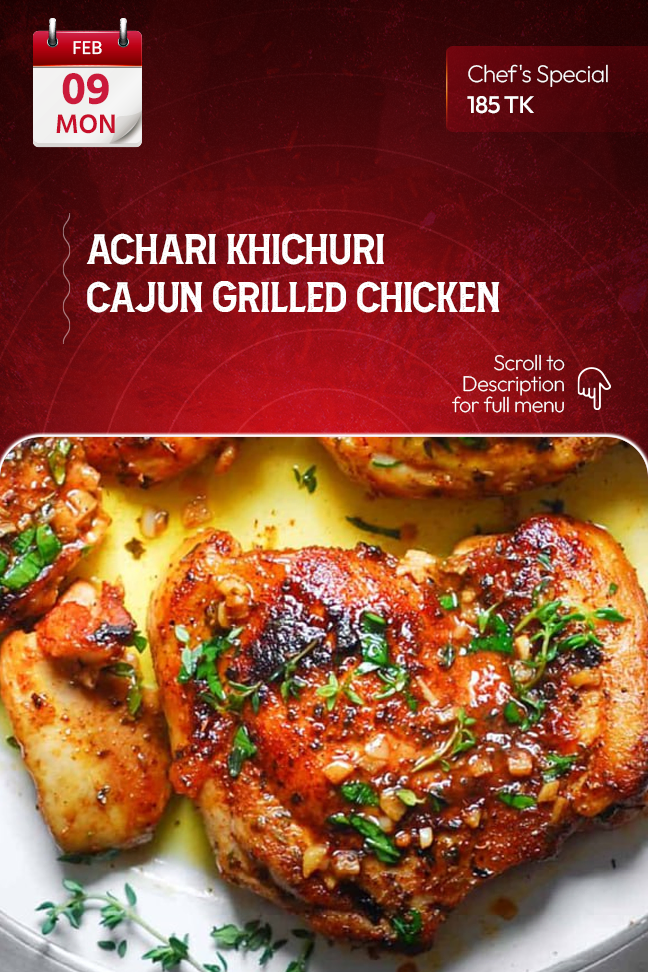 9 February 2026 - TODAY'S SPECIAL