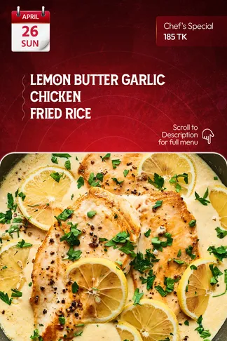 26 April 2026 - TODAY'S SPECIAL