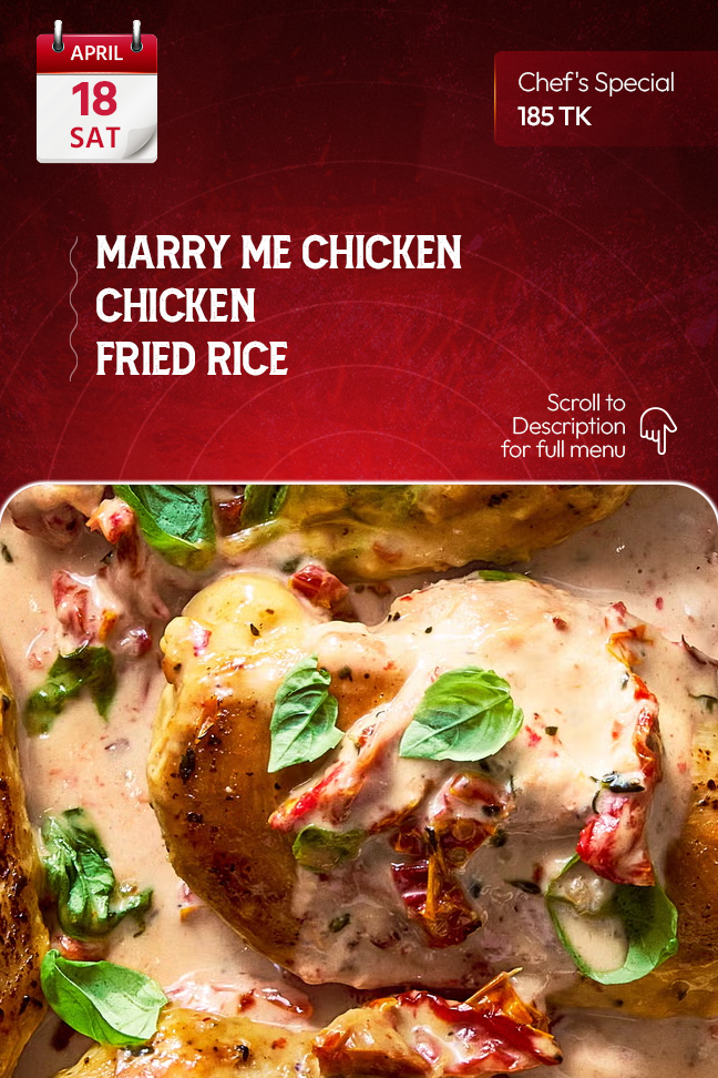 18 April 2026 - TODAY'S SPECIAL