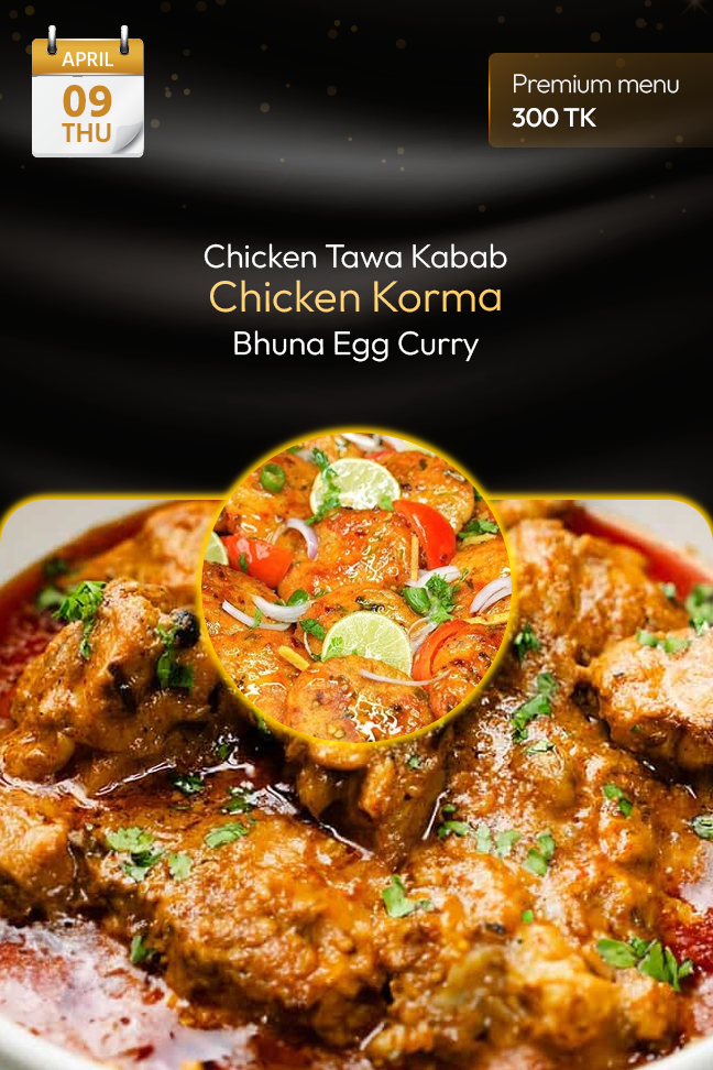 9 April 2026 - TODAY'S SPECIAL