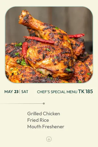 23 May 2026 - TODAY'S SPECIAL