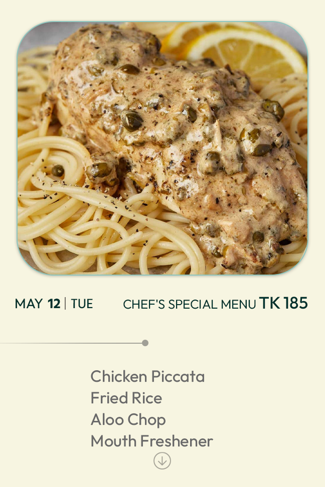 12 May 2026 - TODAY'S SPECIAL