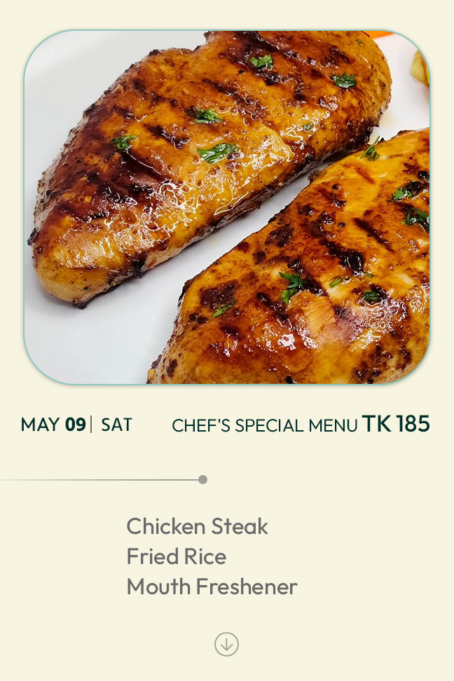 9 May 2026 - TODAY'S SPECIAL