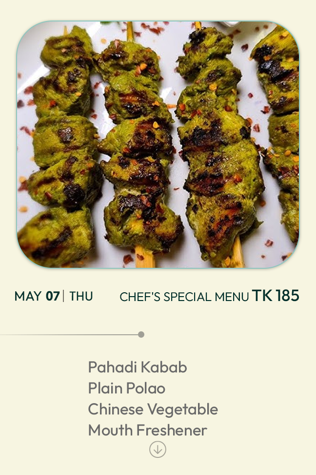 7 May 2026 - TODAY'S SPECIAL