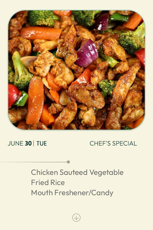 30 June 2026 - TODAY'S SPECIAL