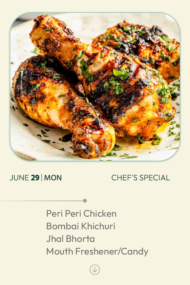 29 June 2026 - TODAY'S SPECIAL