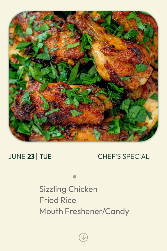 23 June 2026 - TODAY'S SPECIAL