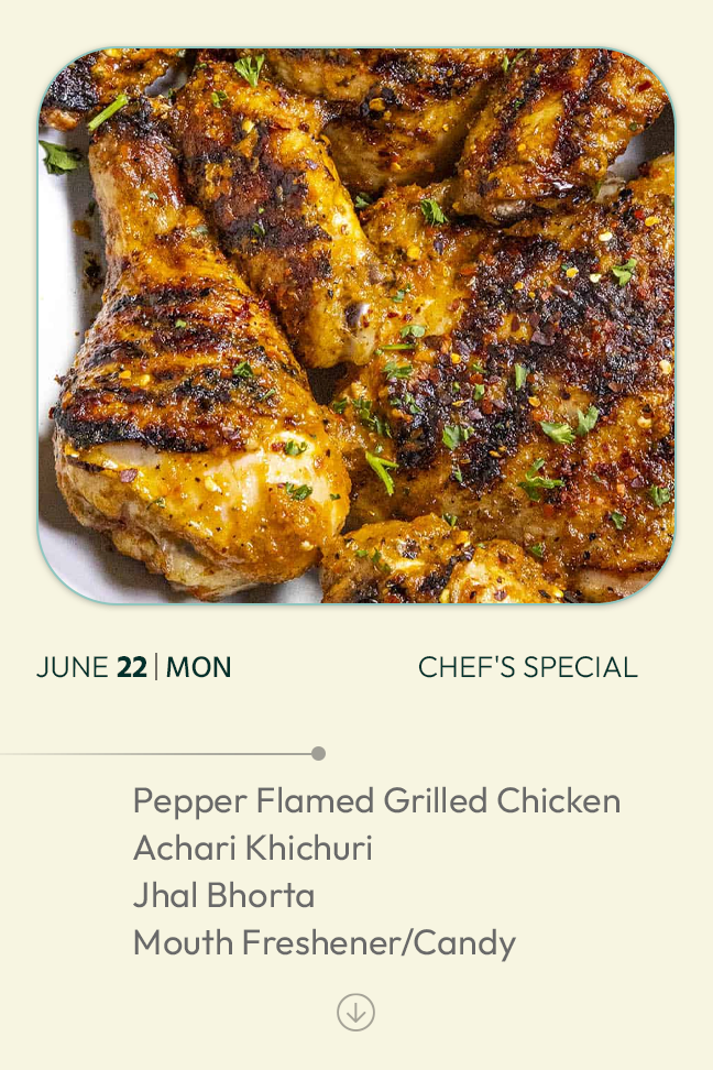 22 June 2026 - TODAY'S SPECIAL