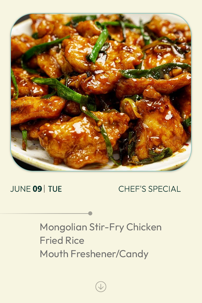 9 June 2026 - TODAY'S SPECIAL