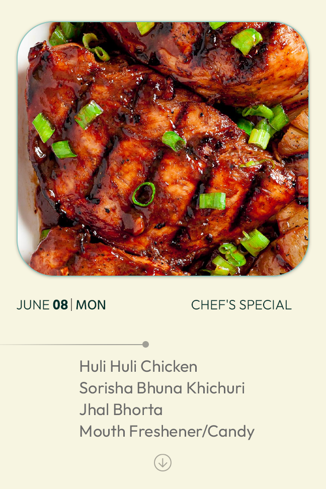 8 June 2026 - TODAY'S SPECIAL