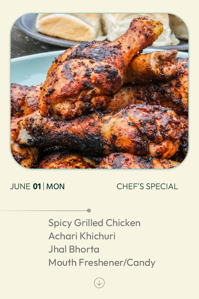 1 June 2026 - TODAY'S SPECIAL