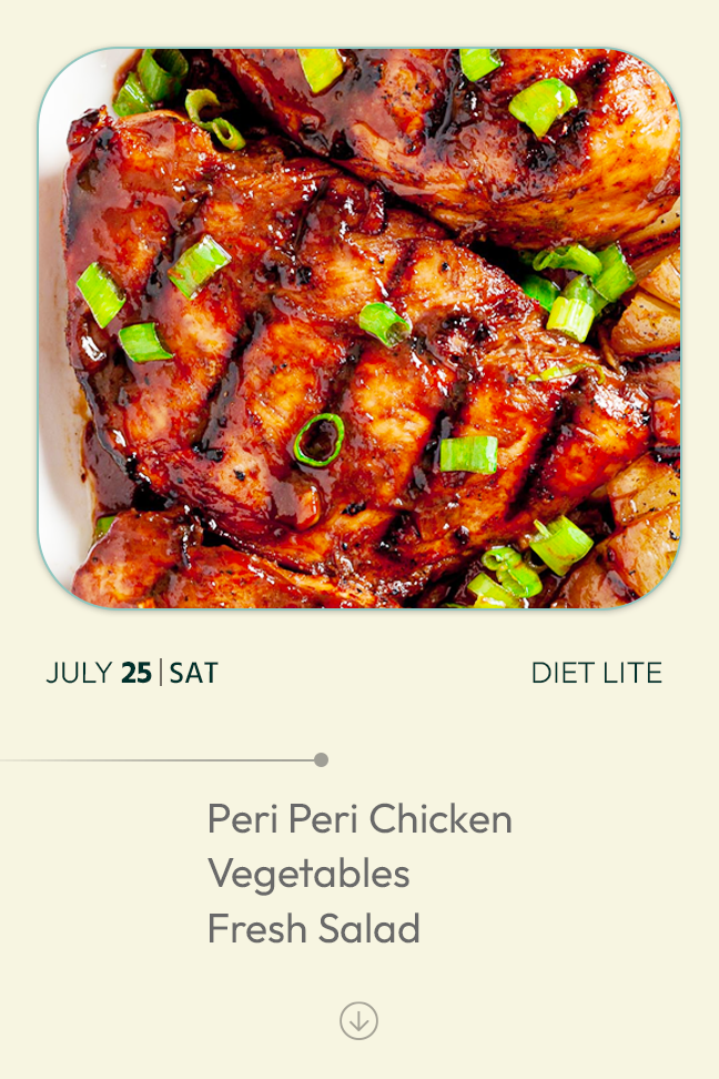 25 July 2026 - Diet
