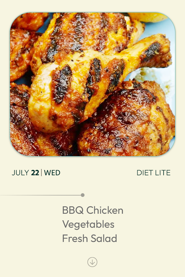 22 July 2026 - Diet