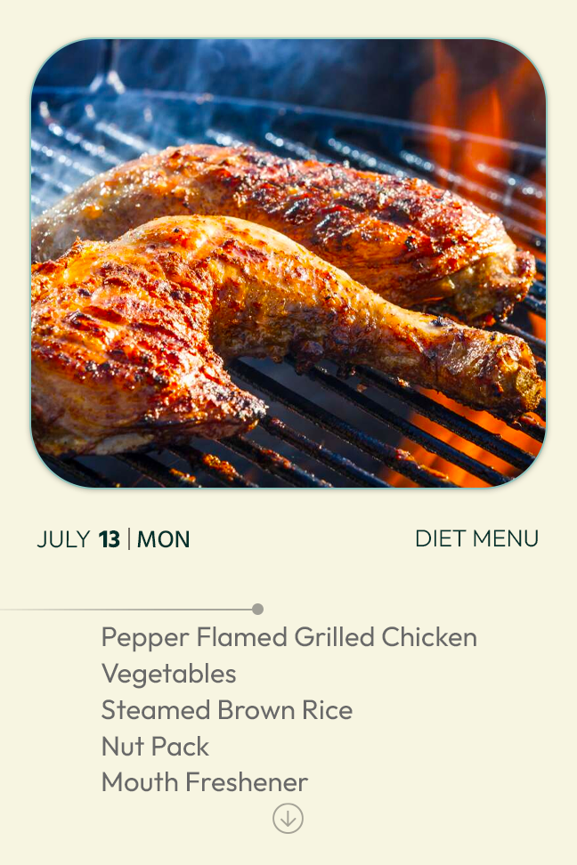 13 July 2026 - Diet
