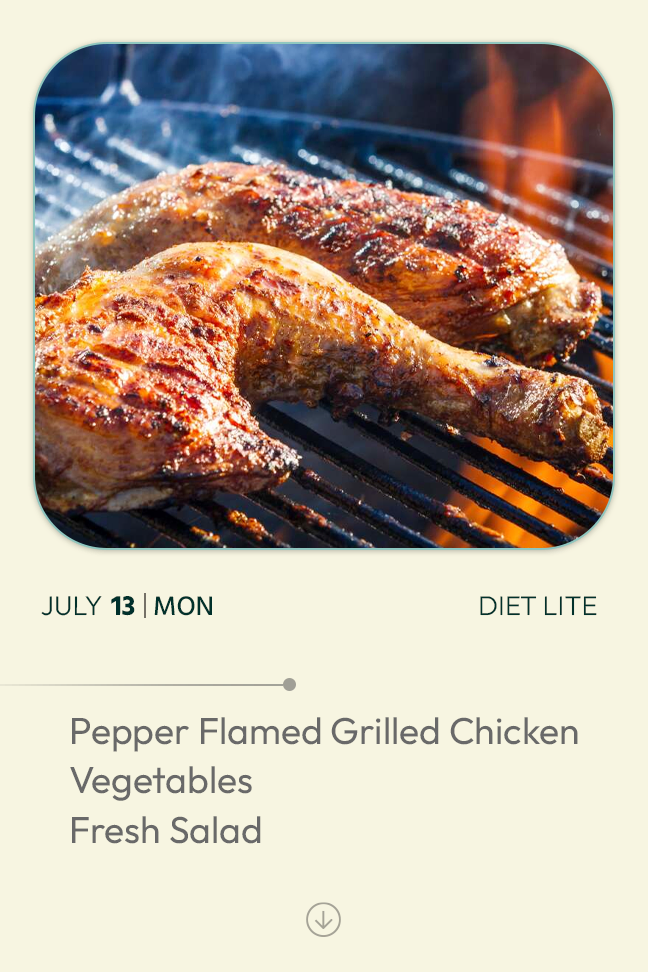13 July 2026 - Diet