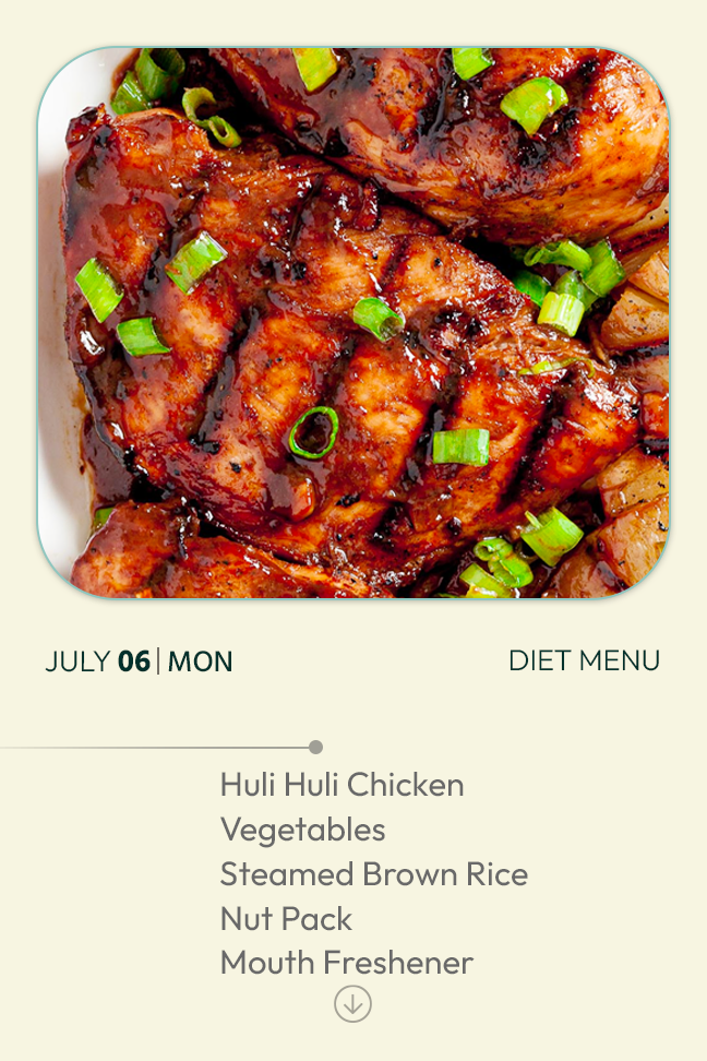 6 July 2026 - Diet