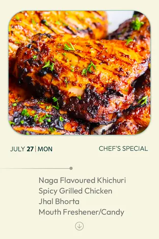 27 July 2026 - TODAY'S SPECIAL
