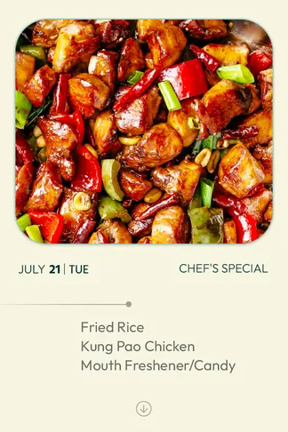 21 July 2026 - TODAY'S SPECIAL