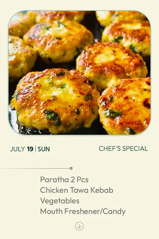 19 July 2026 - TODAY'S SPECIAL