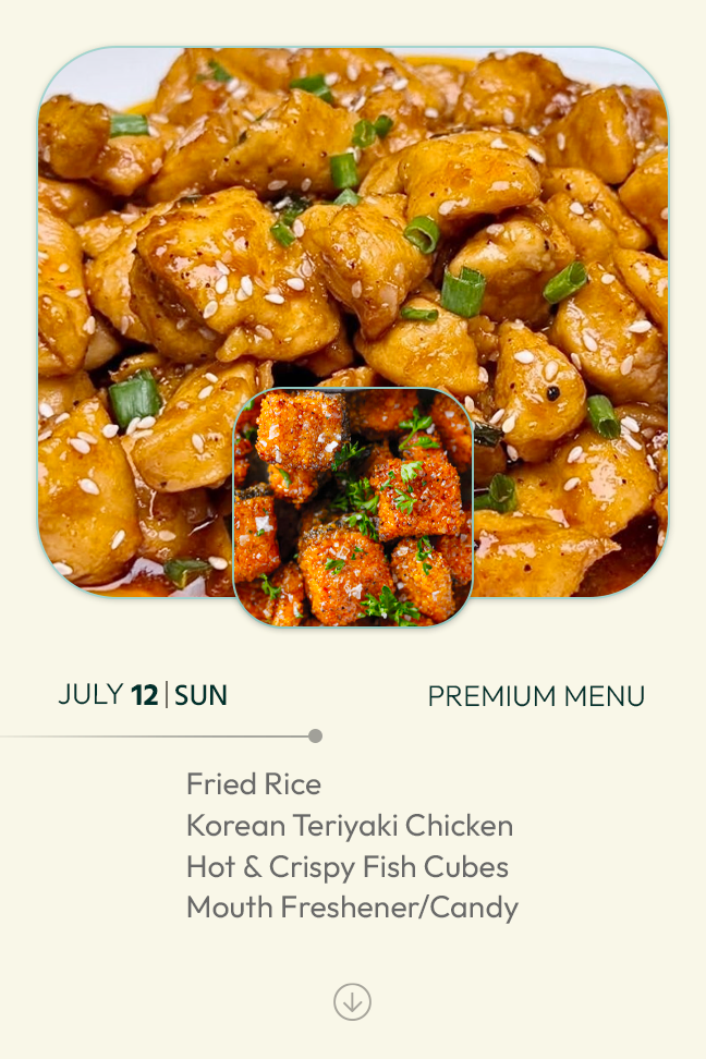 12 July 2026 - TODAY'S SPECIAL
