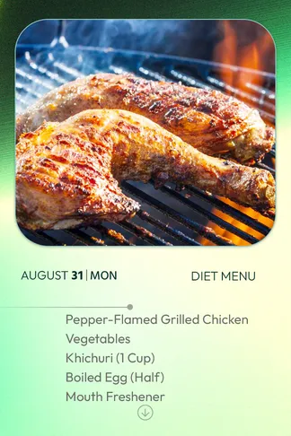 31 August 2026 - Diet