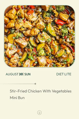 30 August 2026 - Diet