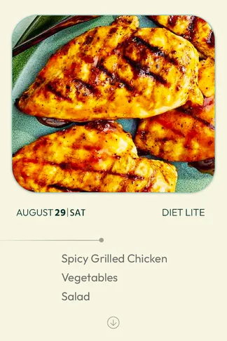 29 August 2026 - Diet