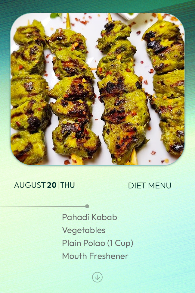 20 August 2026 - Diet