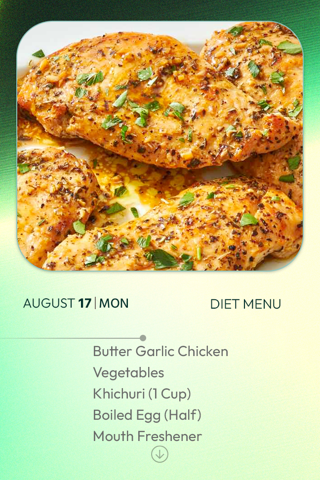 17 August 2026 - Diet