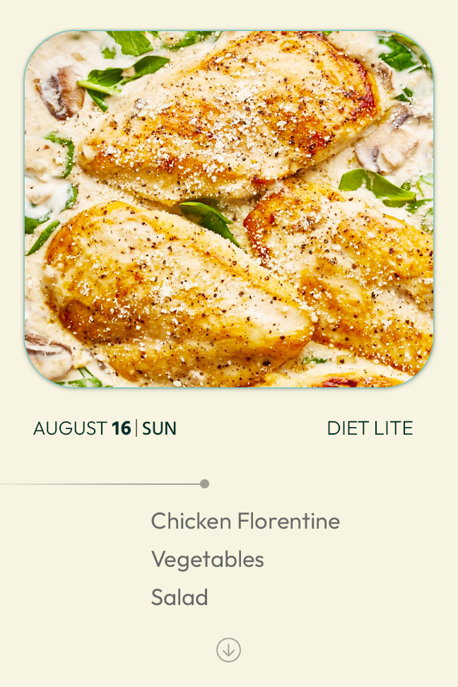 16 August 2026 - Diet