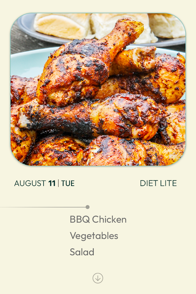11 August 2026 - Diet