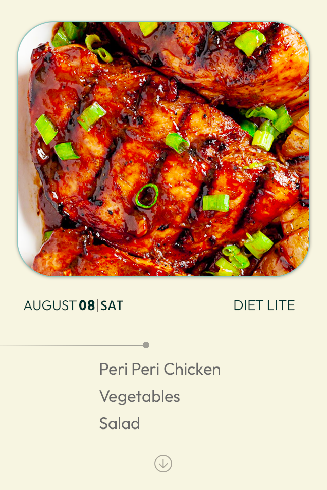 8 August 2026 - Diet