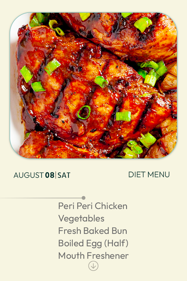 8 August 2026 - Diet