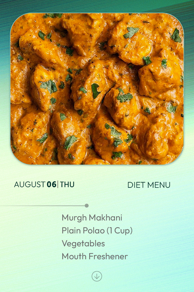 6 August 2026 - Diet