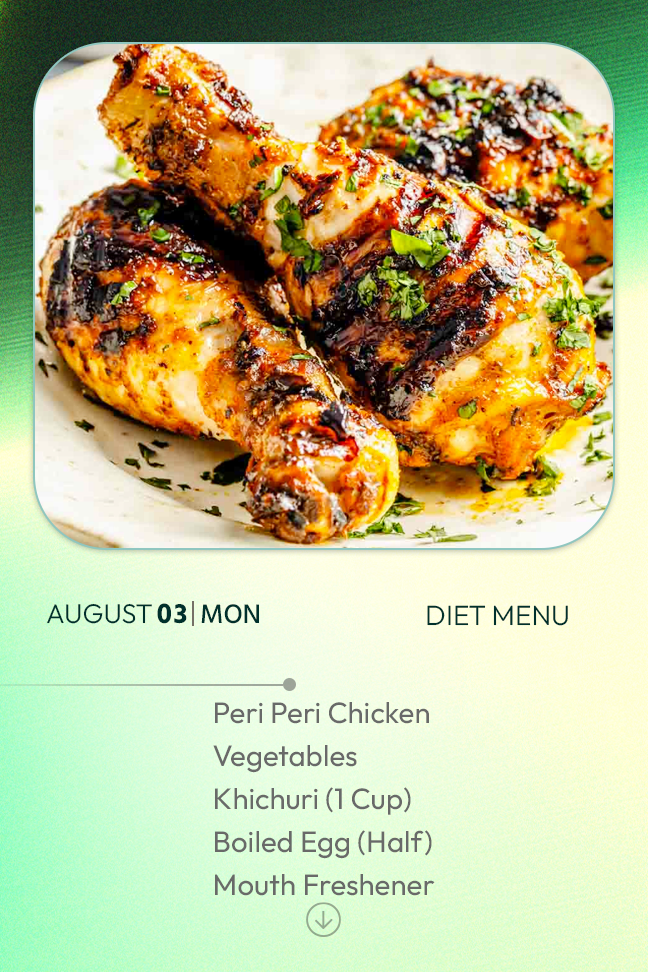 3 August 2026 - Diet