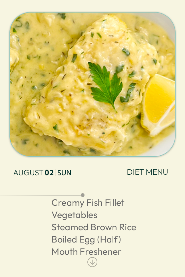 2 August 2026 - Diet
