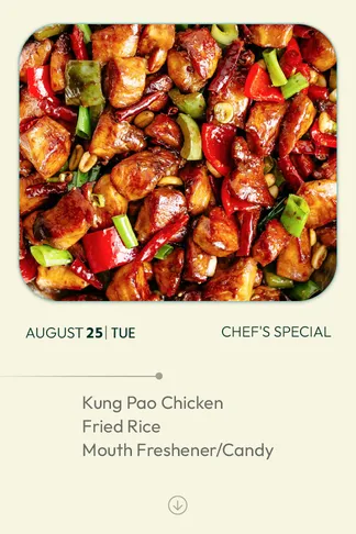 25 August 2026 - TODAY'S SPECIAL