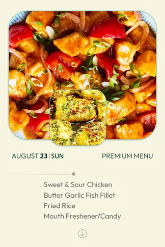 23 August 2026 - TODAY'S SPECIAL