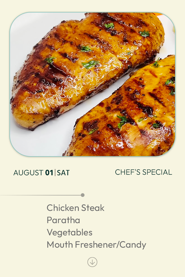 1 August 2026 - TODAY'S SPECIAL