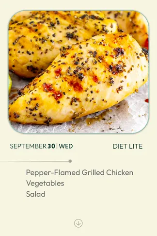30 September 2026 - Diet