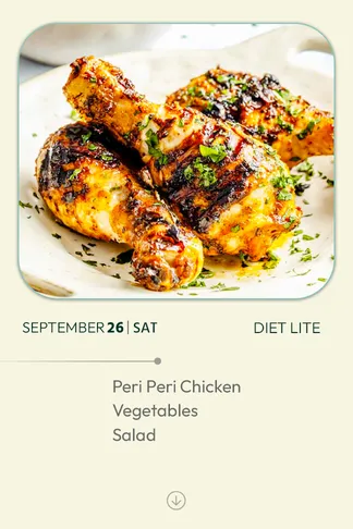 26 September 2026 - Diet