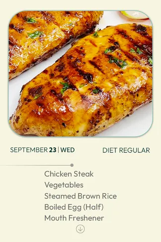 23 September 2026 - Diet