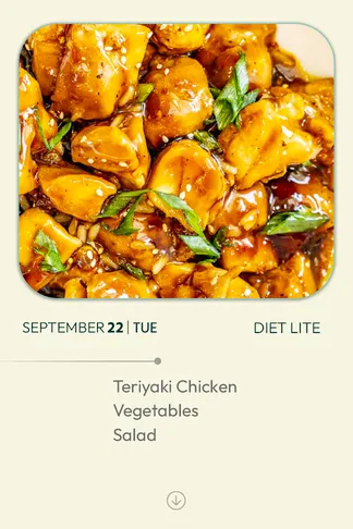 22 September 2026 - Diet